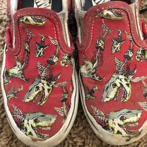 Zombie Shark Vans Kids Size 11.5